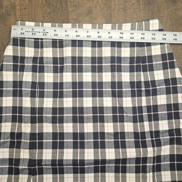 Preppy Schoolgirl Y2K Plaid Mini Skirt Black Pink Clueless size 7 Juniors NWOT - Picture 6 of 7